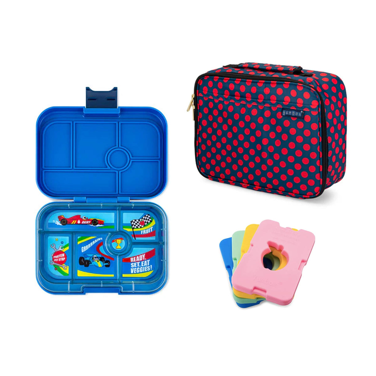 Yumbox Original Bundle - Bento Lunch Box, Bag, Ice Pack