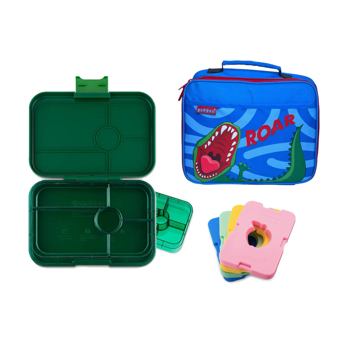 Yumbox Tapas Bundle - Bento Lunch Box, Bag, Ice Pack