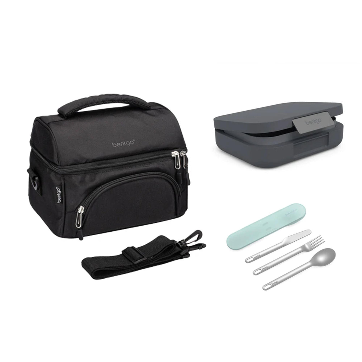 Bentgo Modern Bundle - Lunch Box, Bag &amp; Cutlery