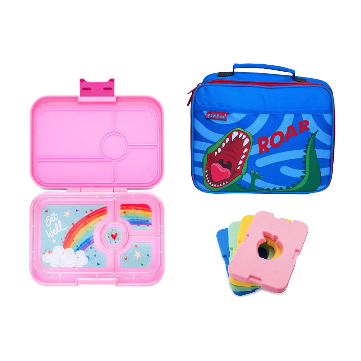 Yumbox Tapas Bundle - Bento Lunch Box, Bag, Ice Pack