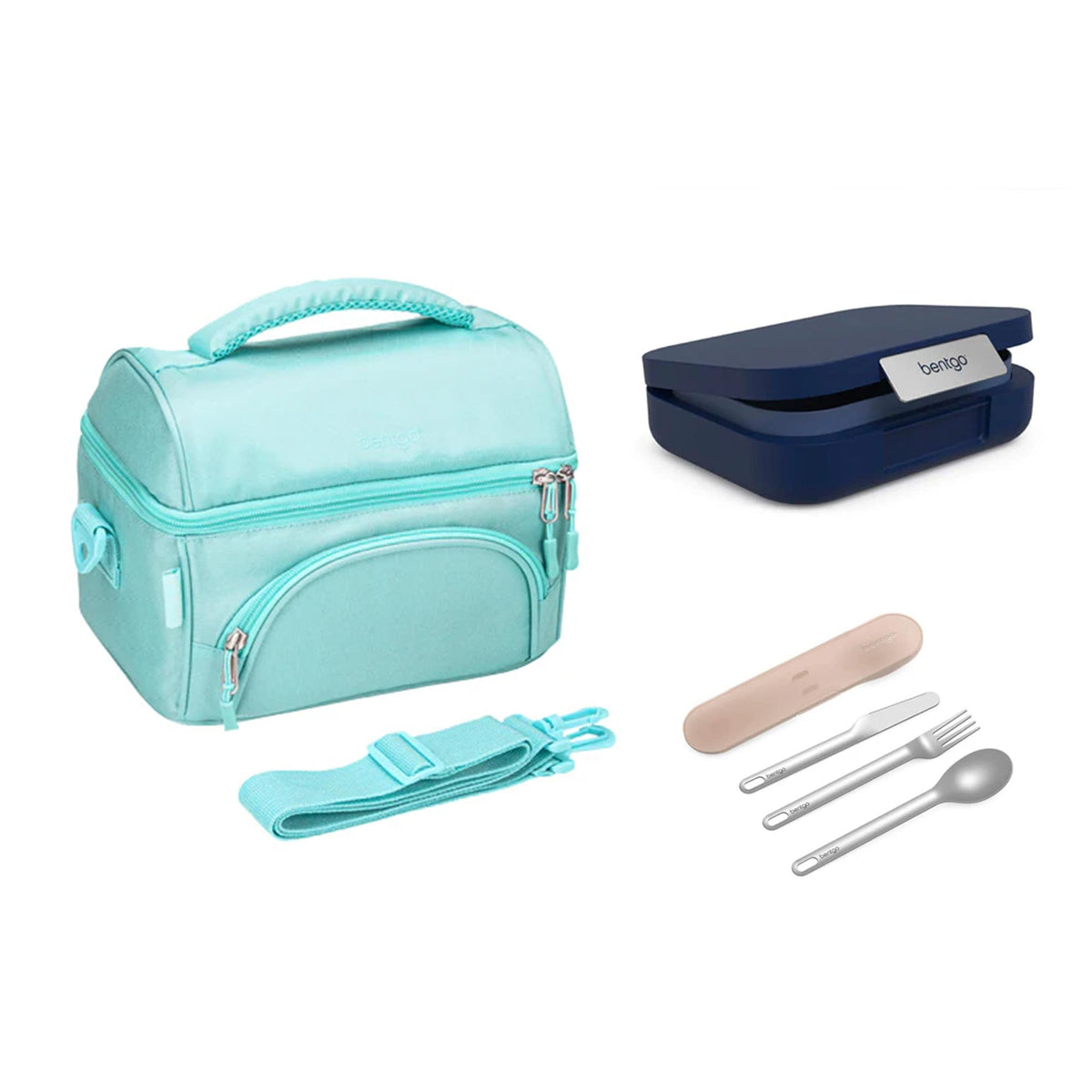 Bentgo Modern Bundle - Lunch Box, Bag &amp; Cutlery