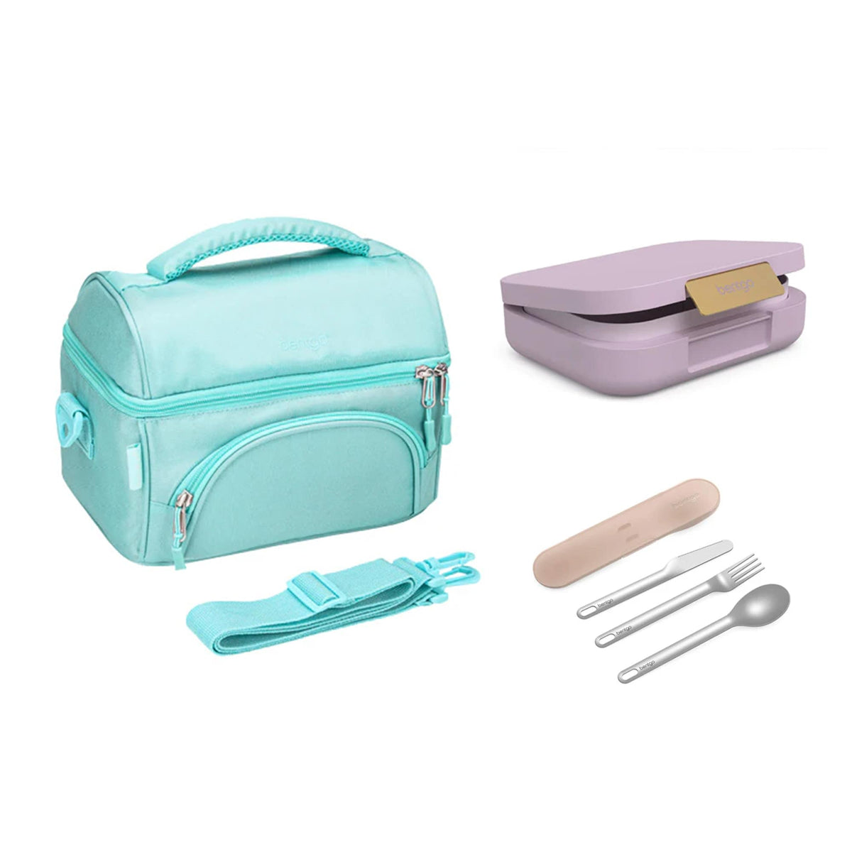 Bentgo Modern Bundle - Lunch Box, Bag &amp; Cutlery