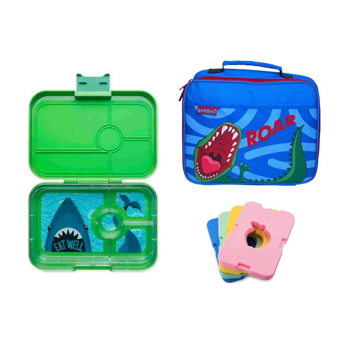 Yumbox Tapas Bundle - Bento Lunch Box, Bag, Ice Pack