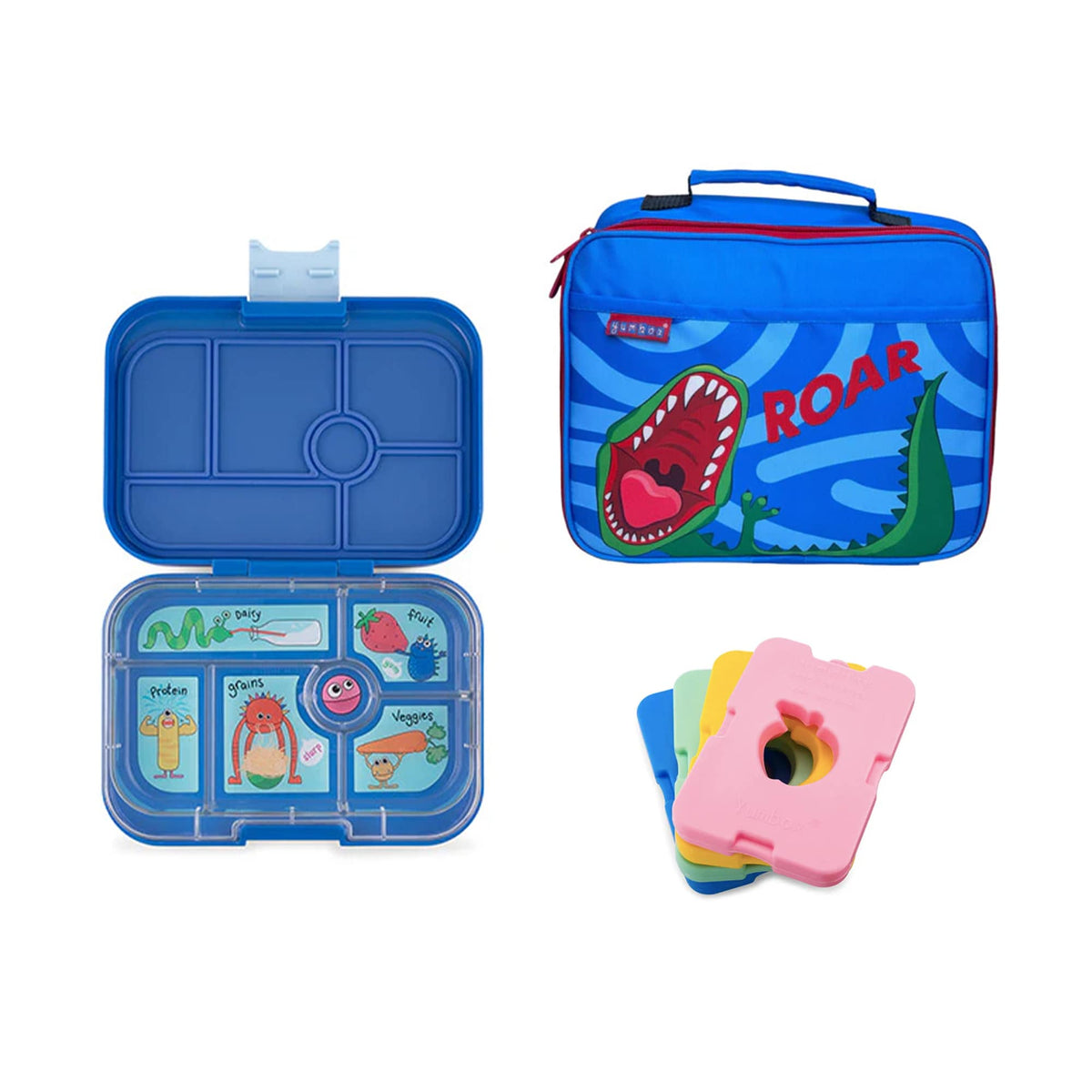 Yumbox Original Bundle - Bento Lunch Box, Bag, Ice Pack