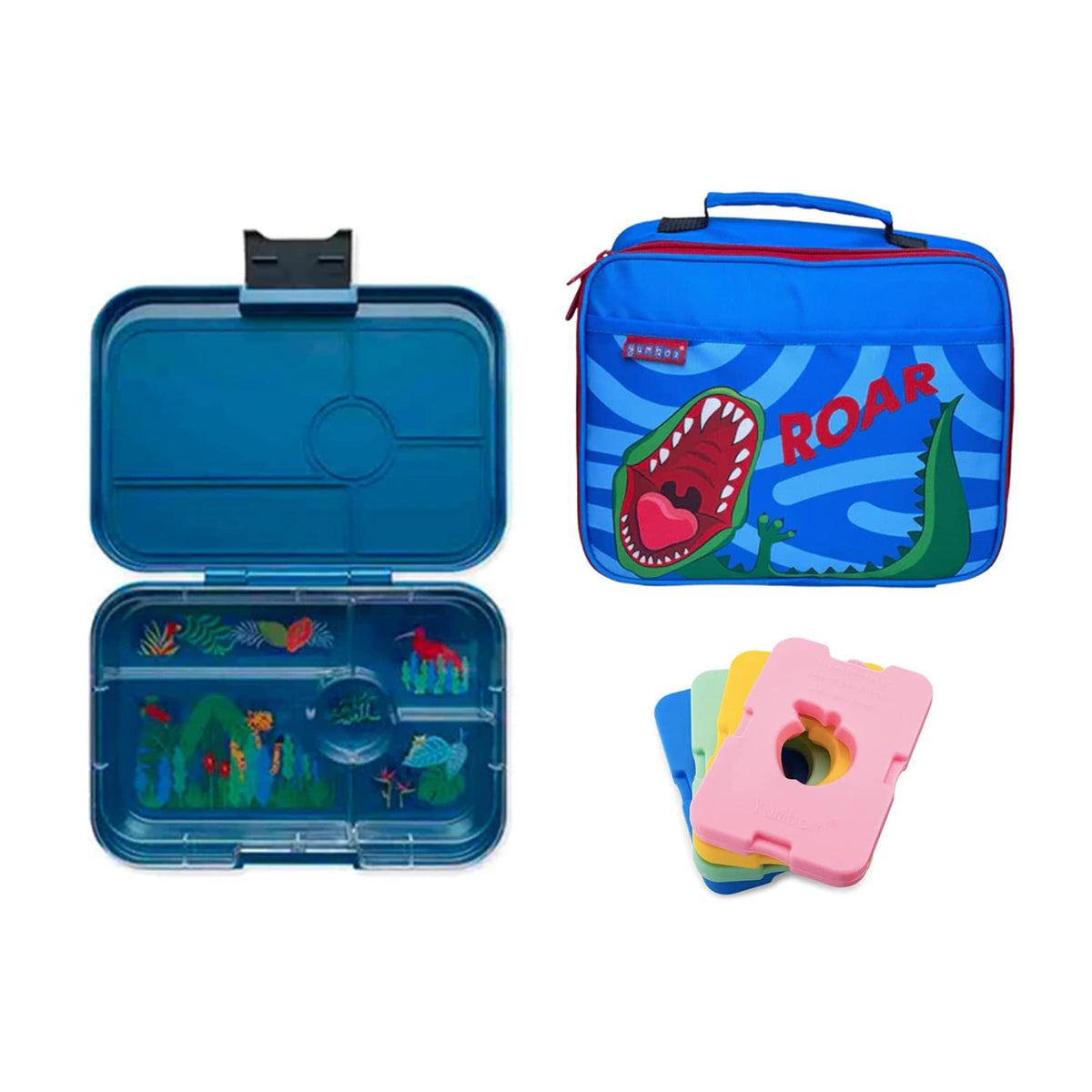 Yumbox Tapas Bundle - Bento Lunch Box, Bag, Ice Pack