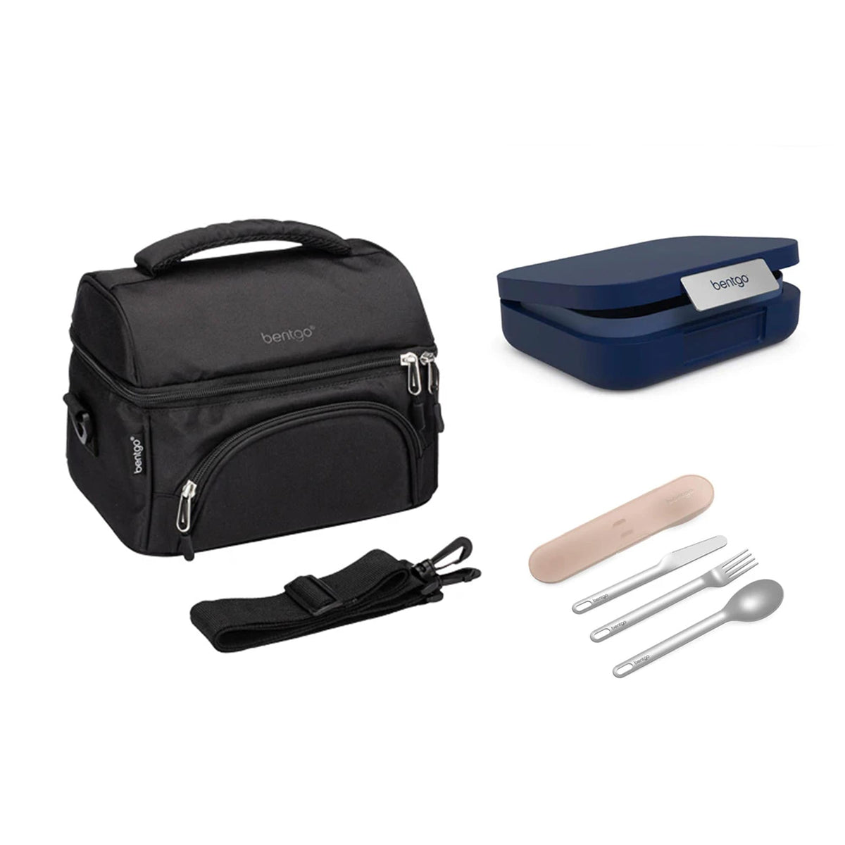 Bentgo Modern Bundle - Lunch Box, Bag &amp; Cutlery