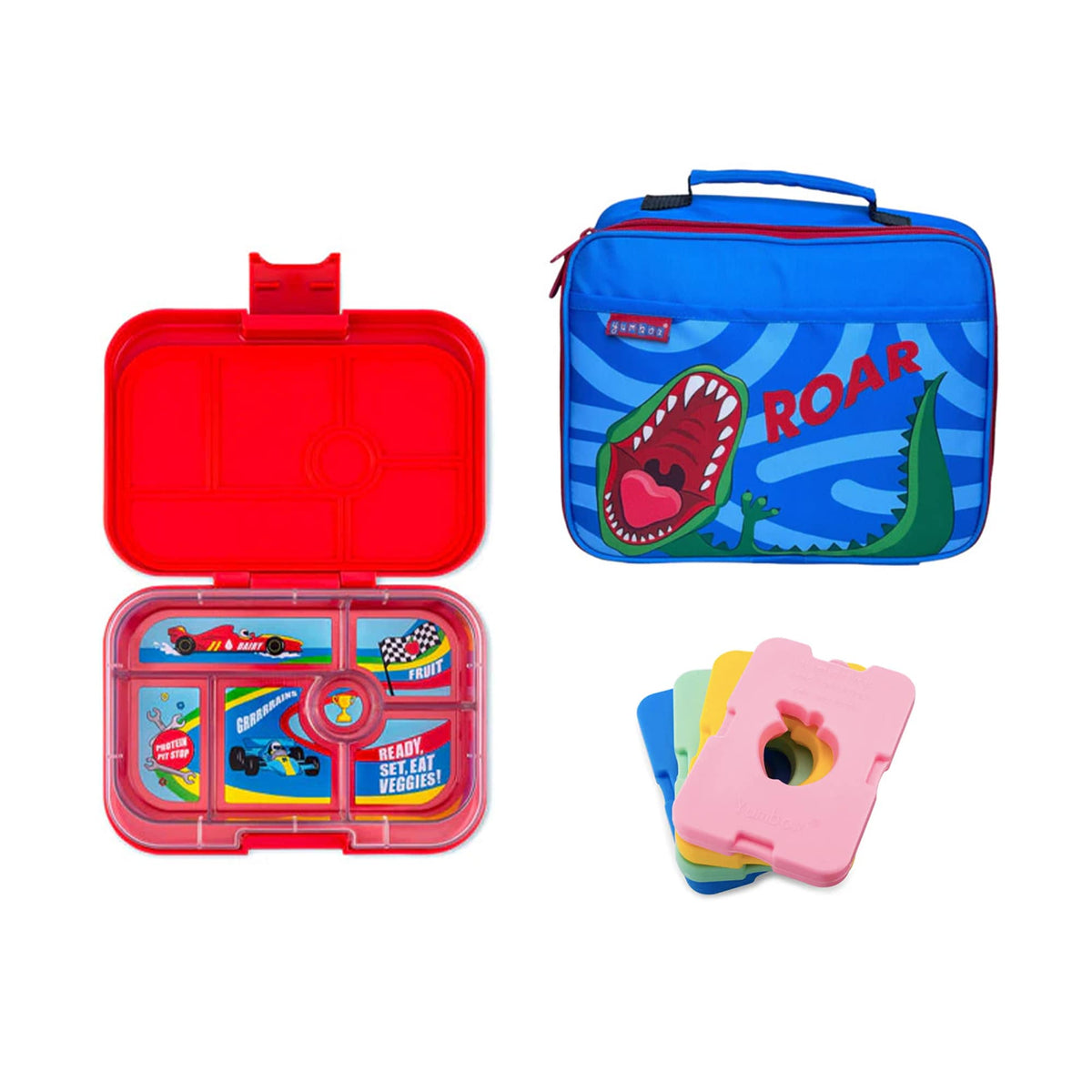 Yumbox Original Bundle - Bento Lunch Box, Bag, Ice Pack