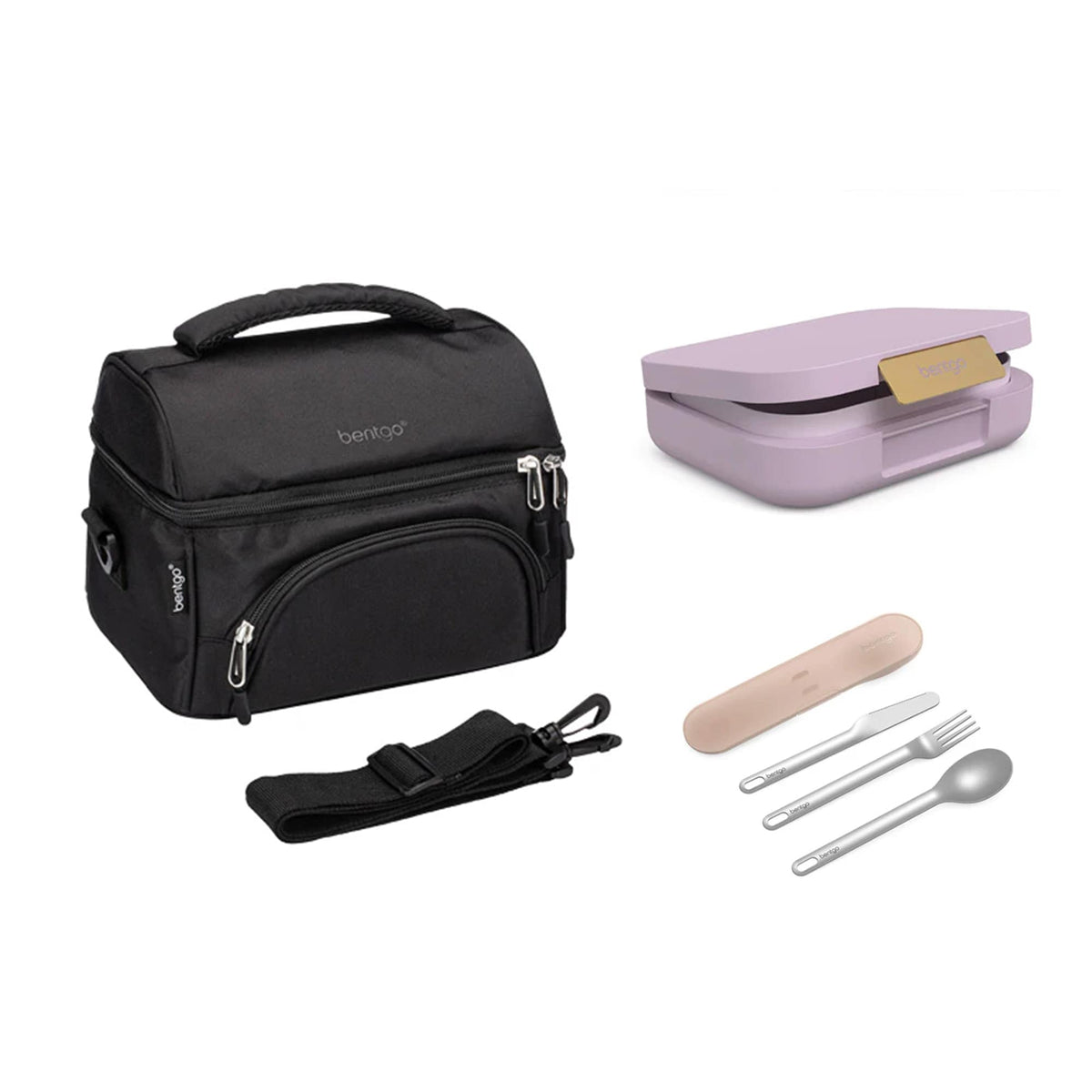 Bentgo Modern Bundle - Lunch Box, Bag &amp; Cutlery