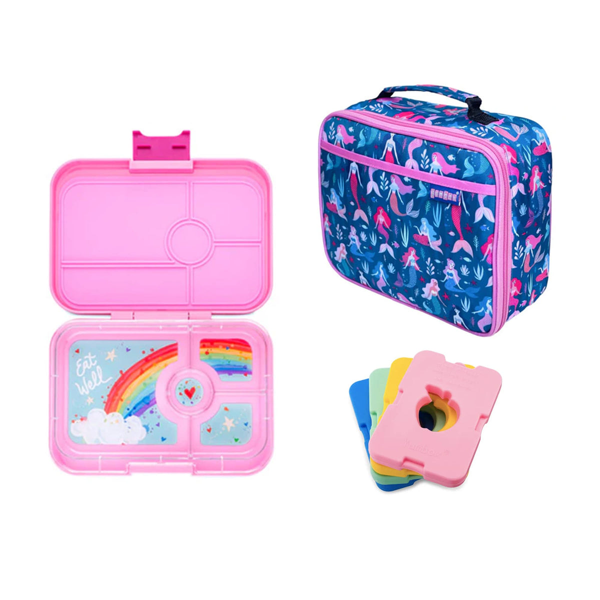 Yumbox Tapas Bundle - Bento Lunch Box, Bag, Ice Pack