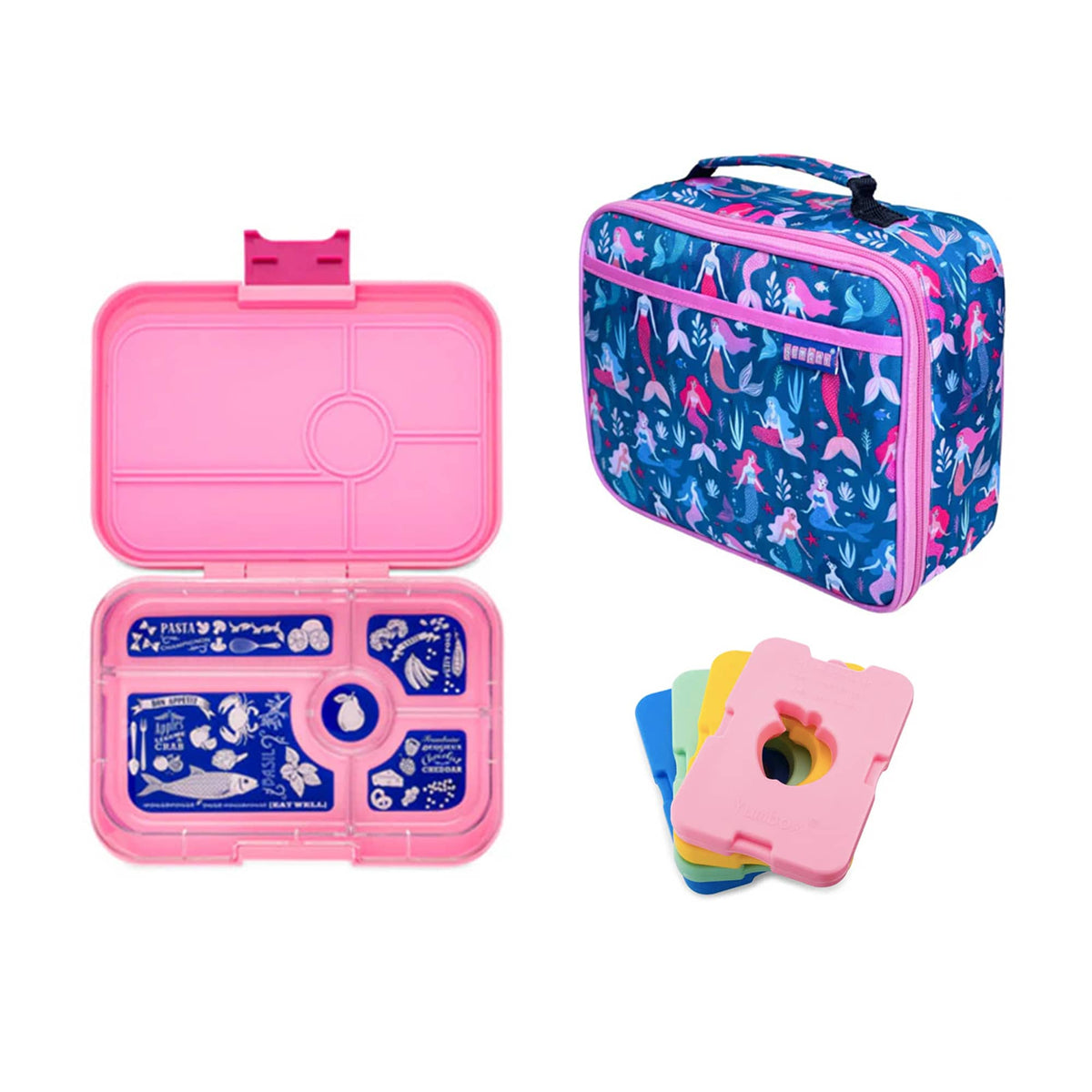 Yumbox Tapas Bundle - Bento Lunch Box, Bag, Ice Pack