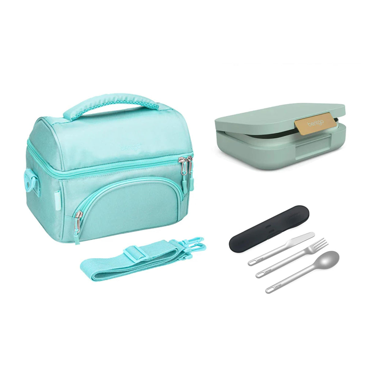 Bentgo Modern Bundle - Lunch Box, Bag &amp; Cutlery