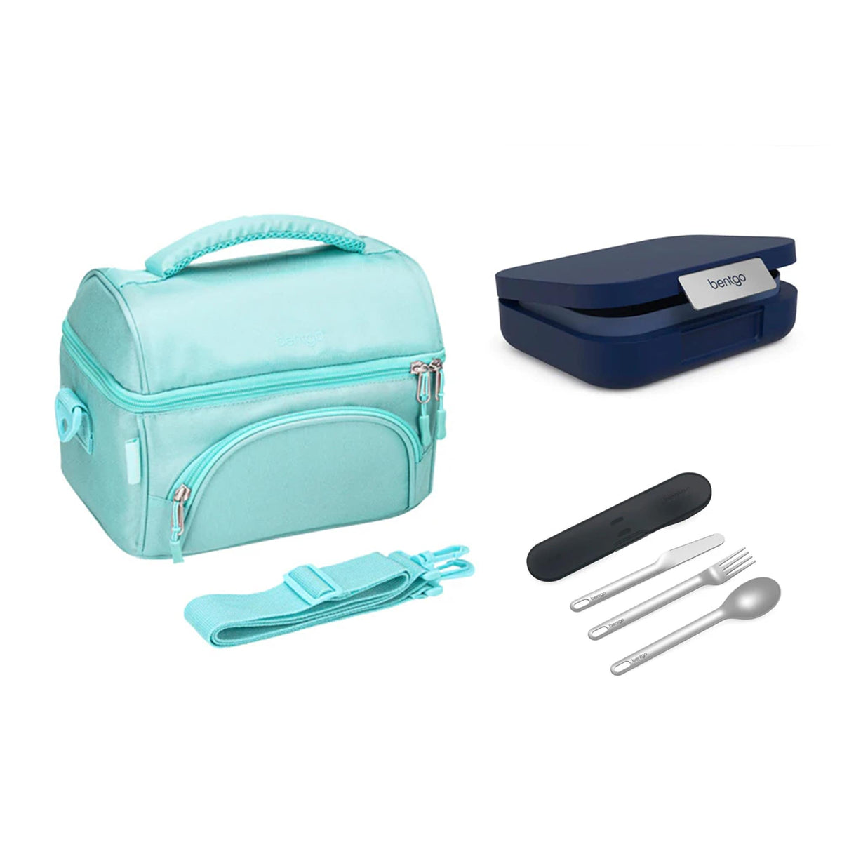 Bentgo Modern Bundle - Lunch Box, Bag &amp; Cutlery