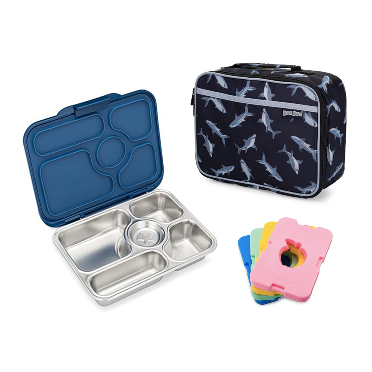 Yumbox Presto Bundle - Bento Lunch Box, Bag, Ice Pack