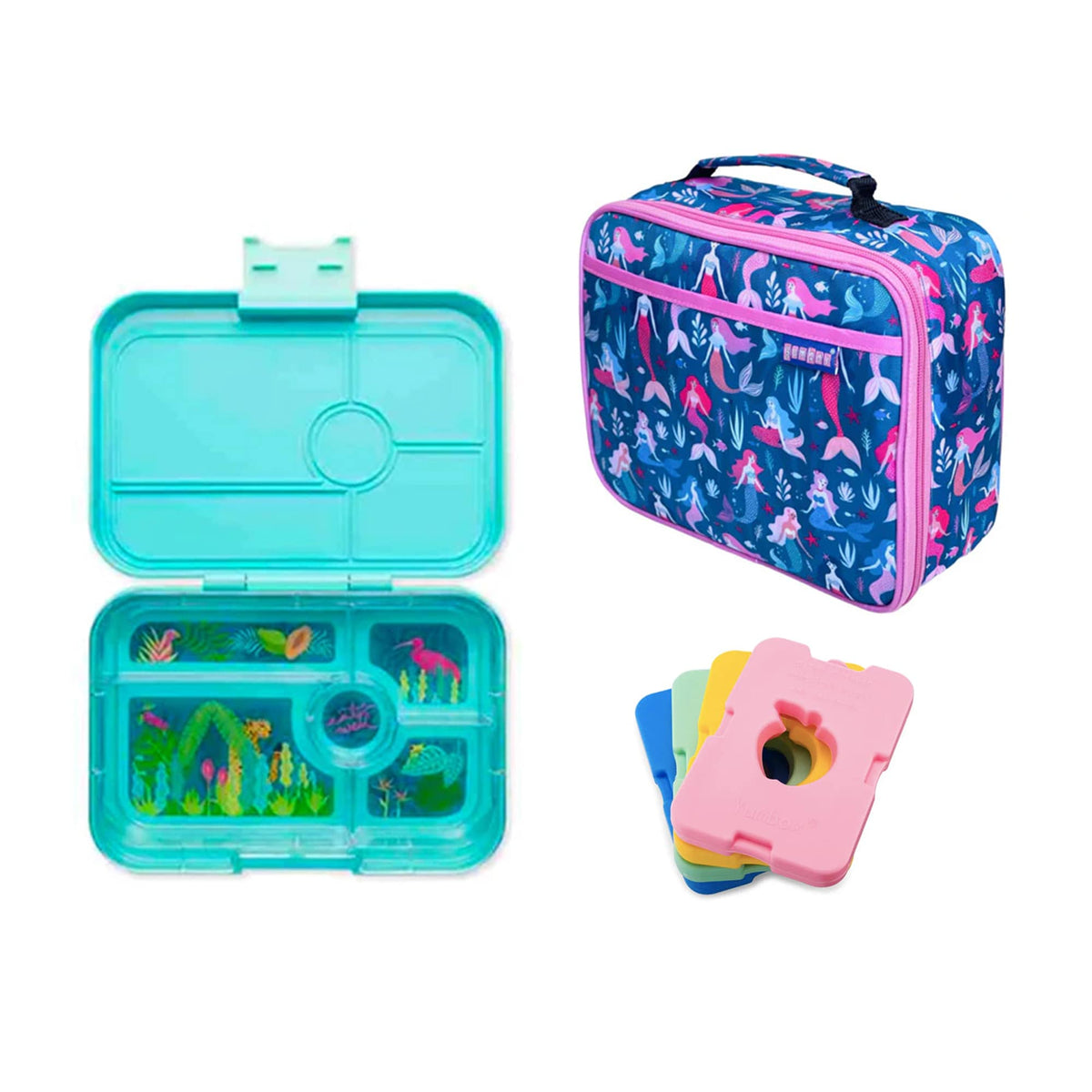 Yumbox Tapas Bundle - Bento Lunch Box, Bag, Ice Pack