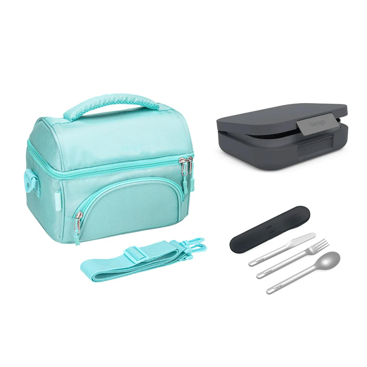 Bentgo Modern Bundle - Lunch Box, Bag &amp; Cutlery