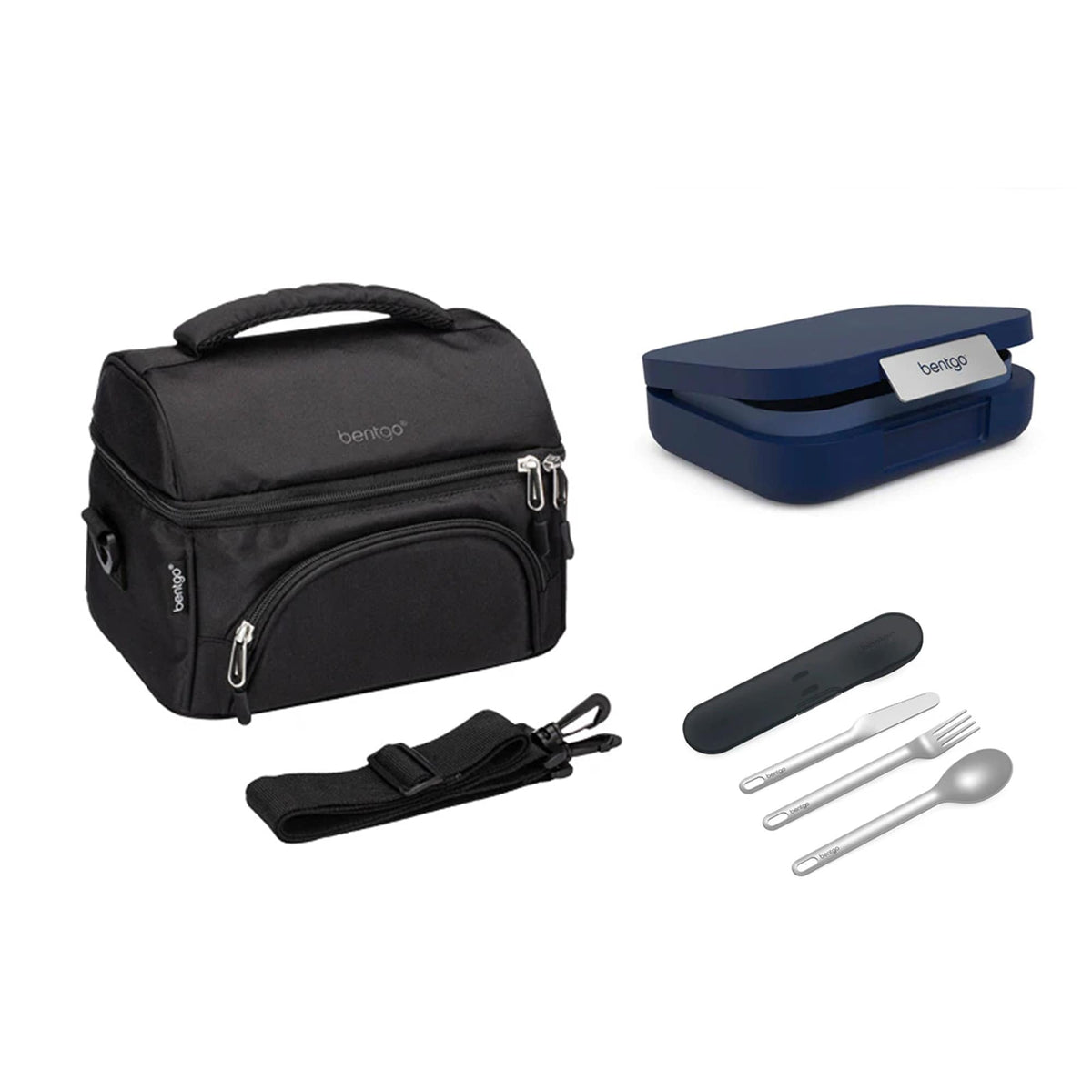 Bentgo Modern Bundle - Lunch Box, Bag &amp; Cutlery