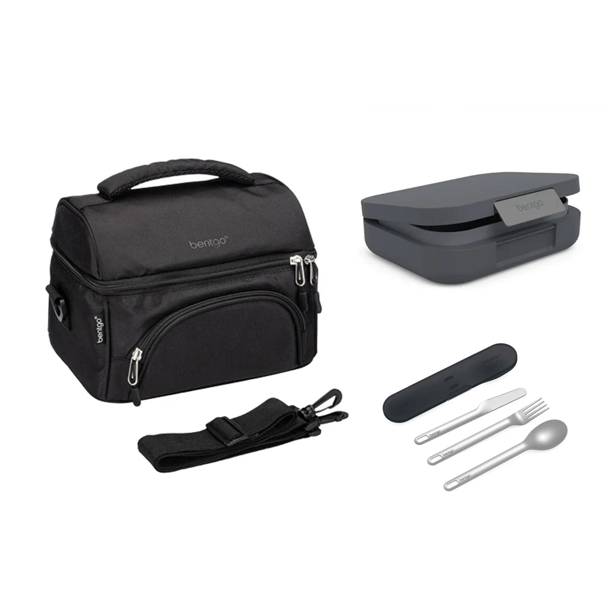 Bentgo Modern Bundle - Lunch Box, Bag &amp; Cutlery