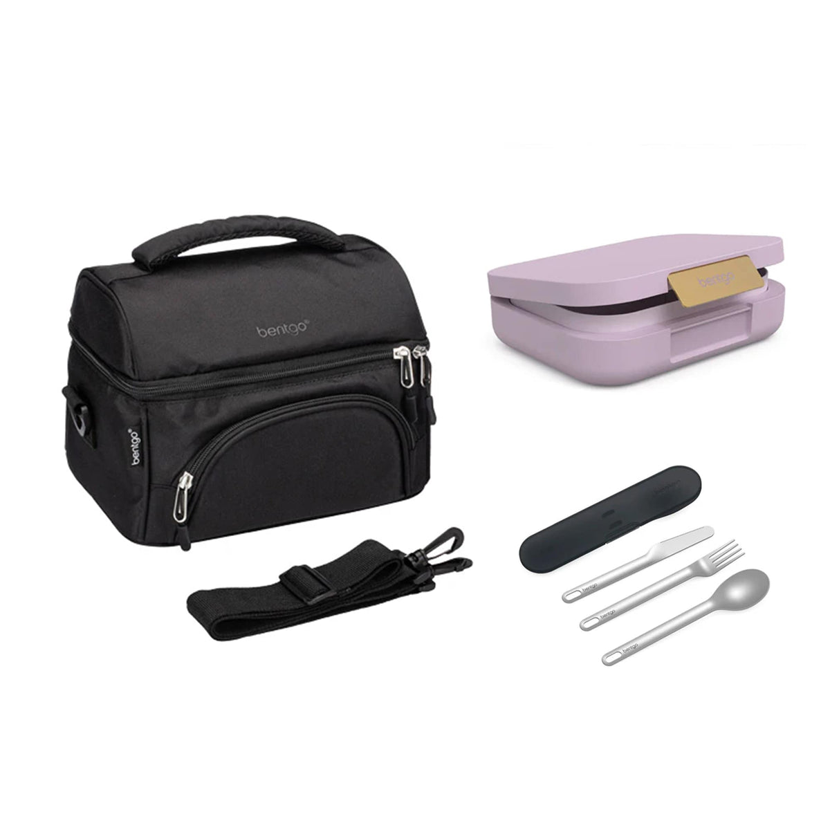 Bentgo Modern Bundle - Lunch Box, Bag &amp; Cutlery