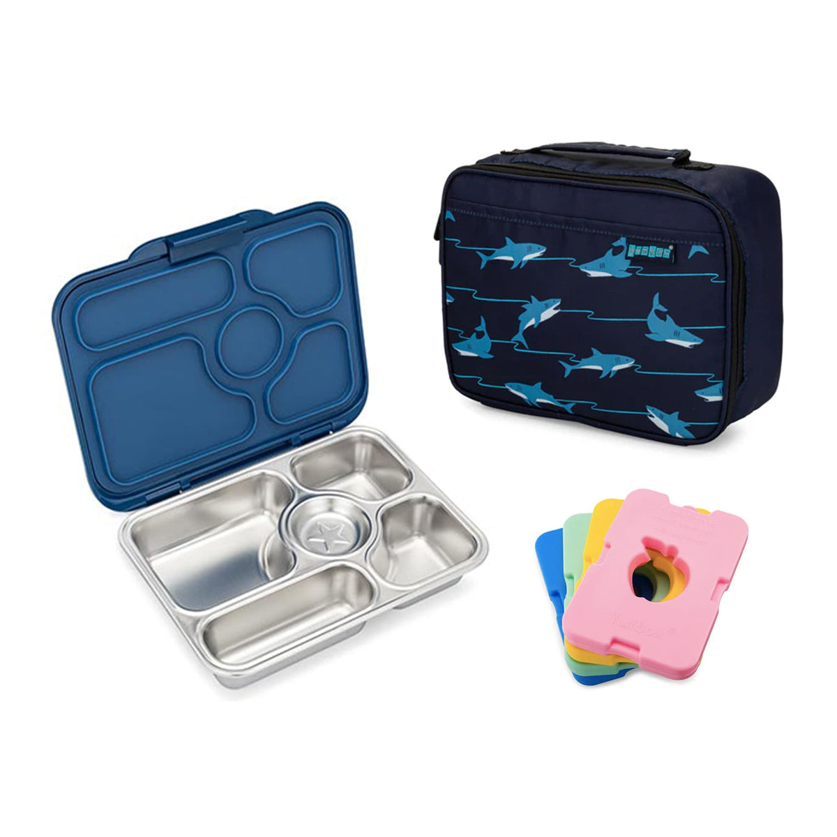 Yumbox Presto Bundle - Bento Lunch Box, Bag, Ice Pack