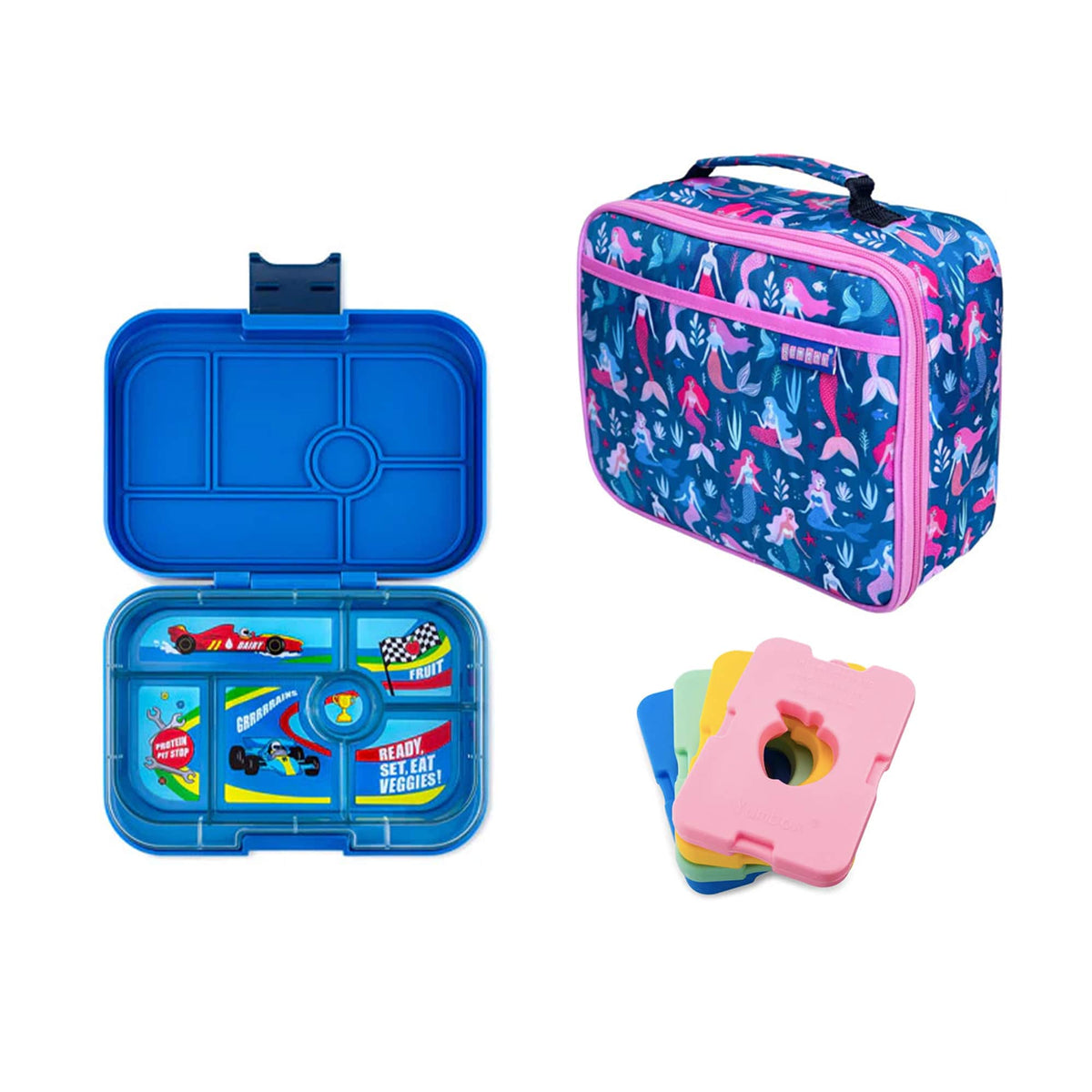 Yumbox Original Bundle - Bento Lunch Box, Bag, Ice Pack