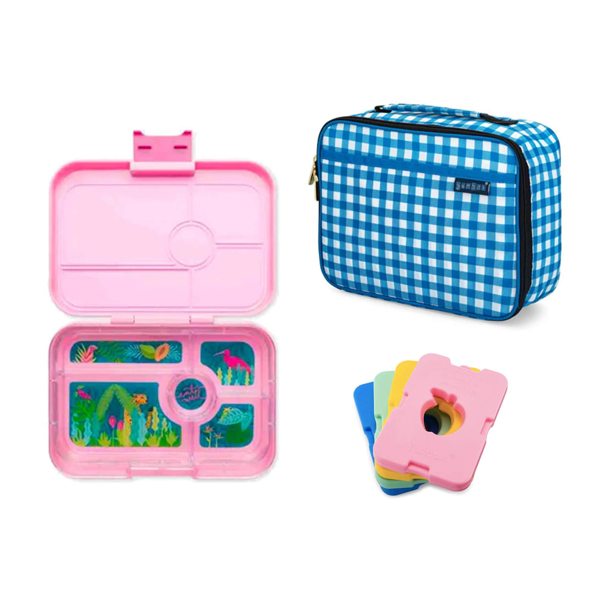 Yumbox Tapas Bundle - Bento Lunch Box, Bag, Ice Pack