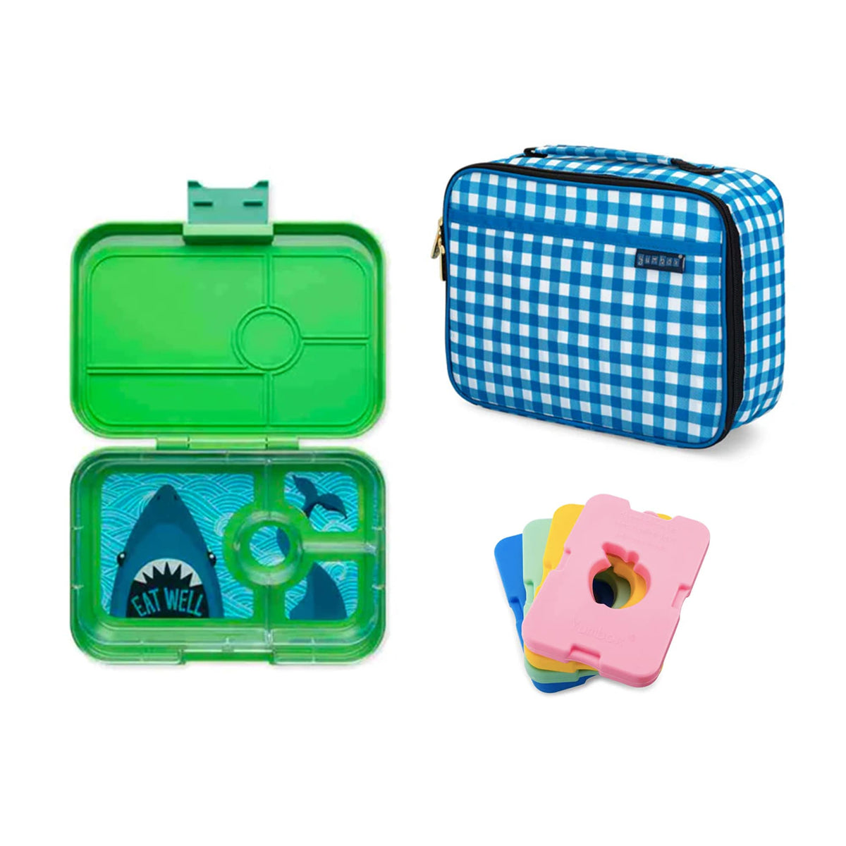 Yumbox Tapas Bundle - Bento Lunch Box, Bag, Ice Pack