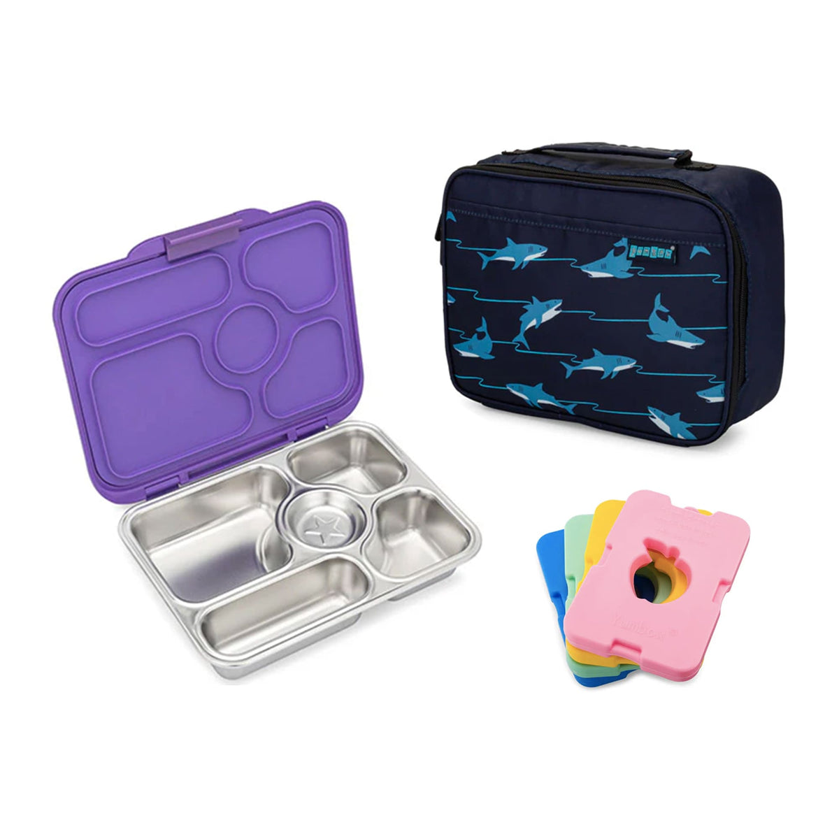 Yumbox Presto Bundle - Bento Lunch Box, Bag, Ice Pack