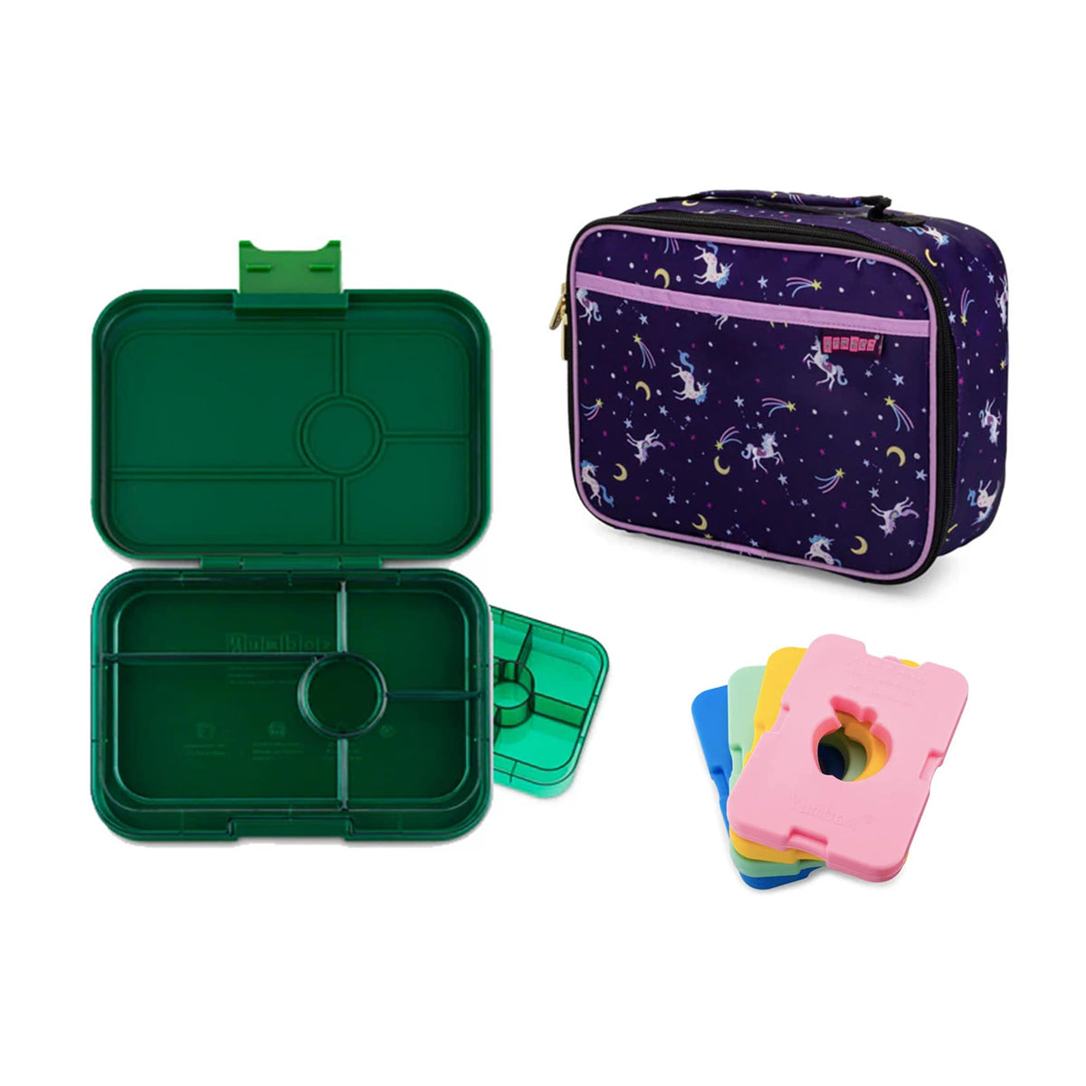 Yumbox Tapas Bundle - Bento Lunch Box, Bag, Ice Pack