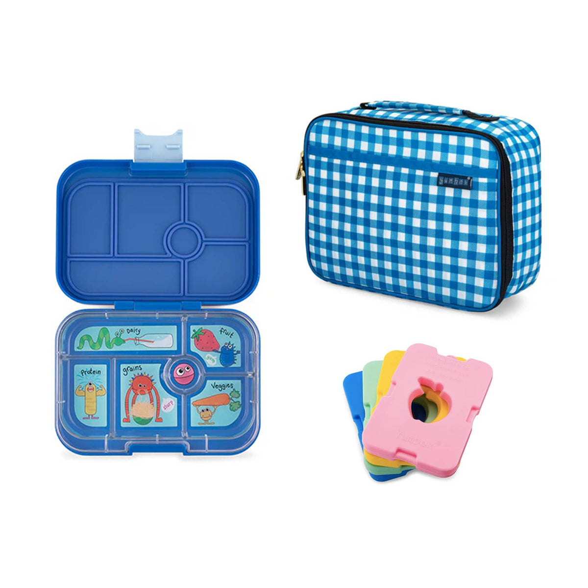 Yumbox Original Bundle - Bento Lunch Box, Bag, Ice Pack