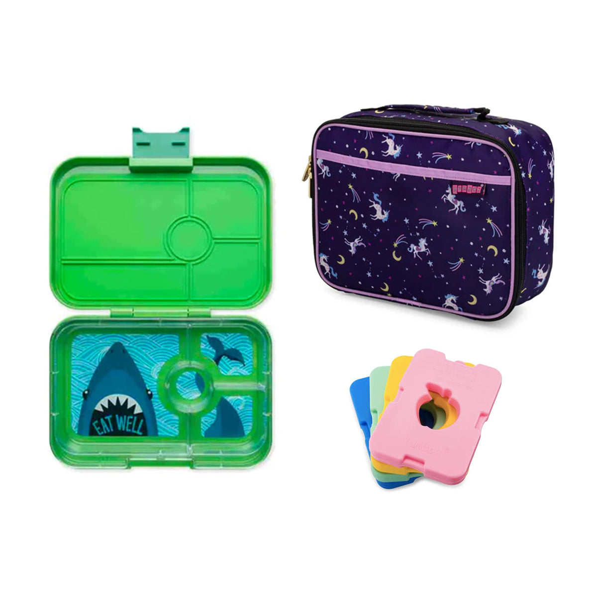 Yumbox Tapas Bundle - Bento Lunch Box, Bag, Ice Pack