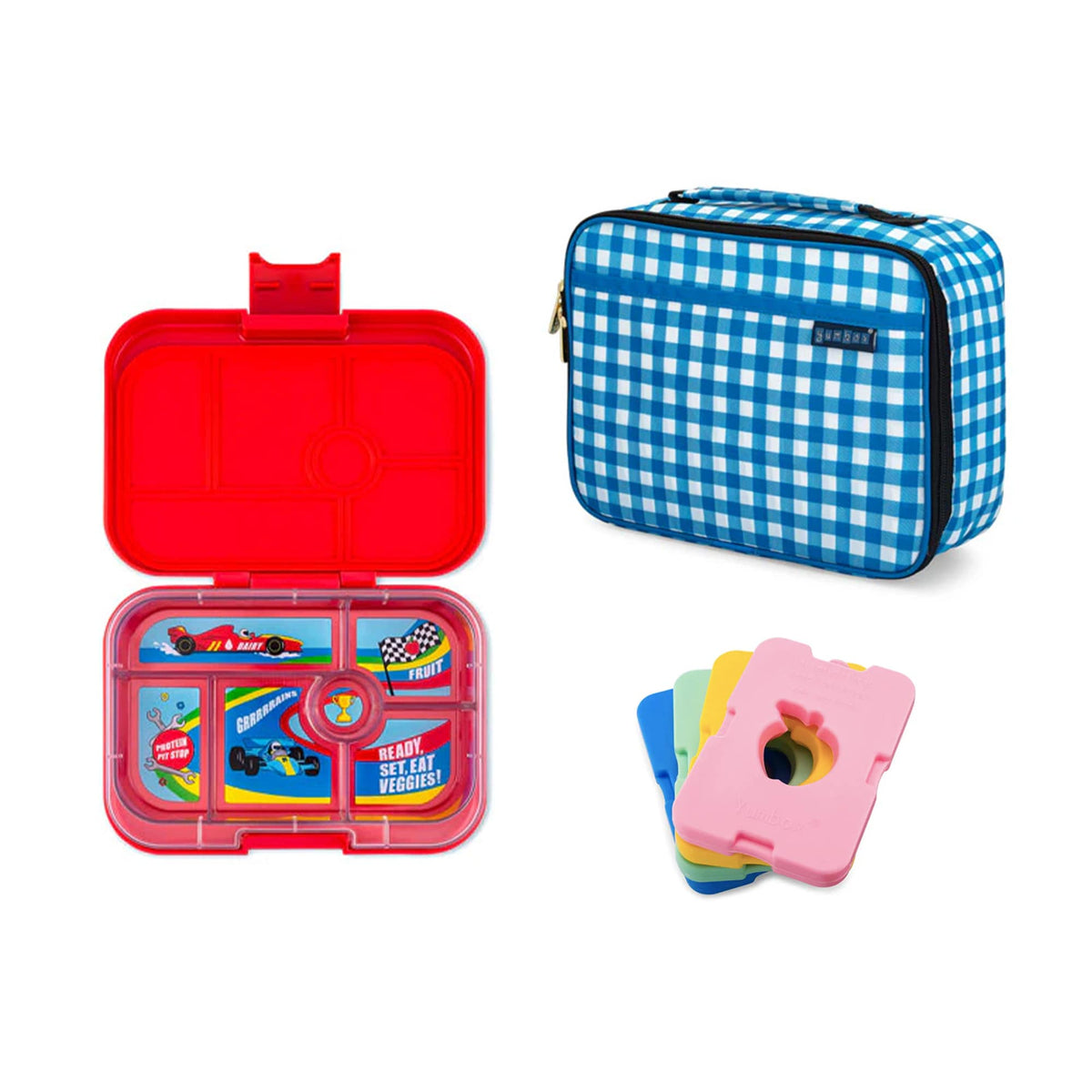 Yumbox Original Bundle - Bento Lunch Box, Bag, Ice Pack