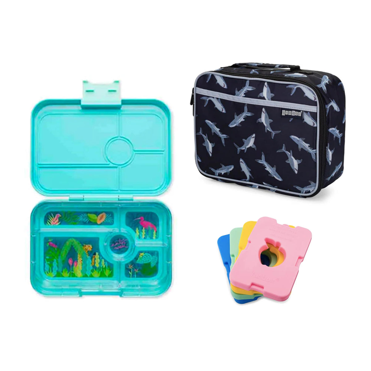 Yumbox Tapas Bundle - Bento Lunch Box, Bag, Ice Pack