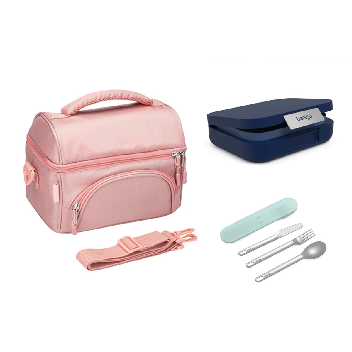 Bentgo Modern Bundle - Lunch Box, Bag &amp; Cutlery