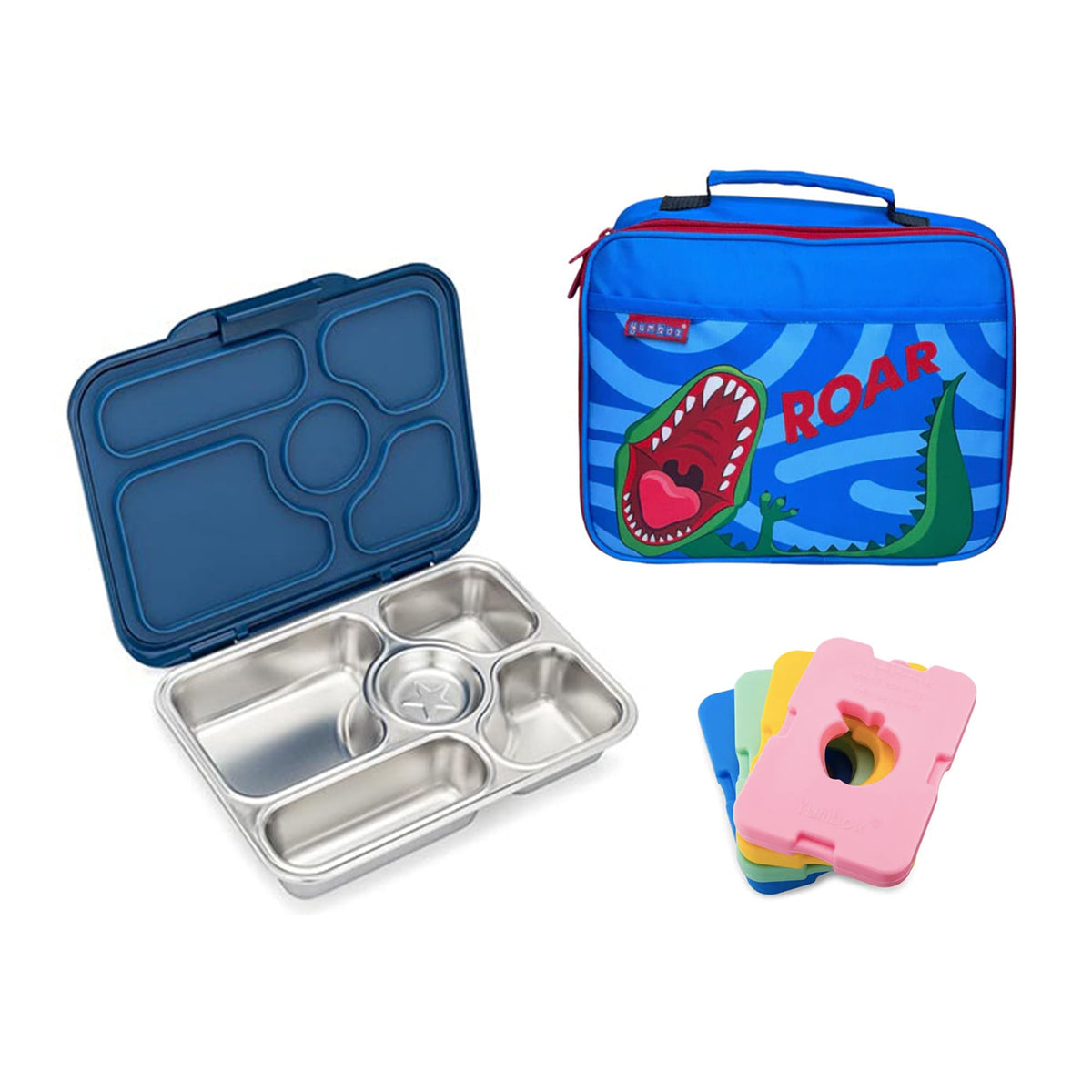 Yumbox Presto Bundle - Bento Lunch Box, Bag, Ice Pack