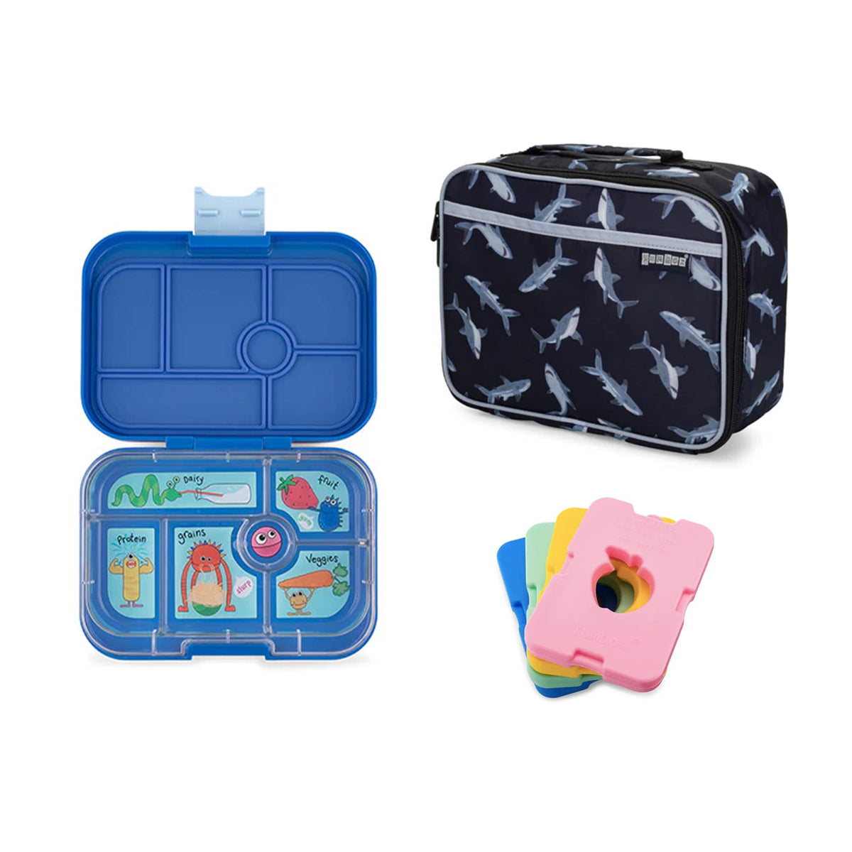 Yumbox Original Bundle - Bento Lunch Box, Bag, Ice Pack