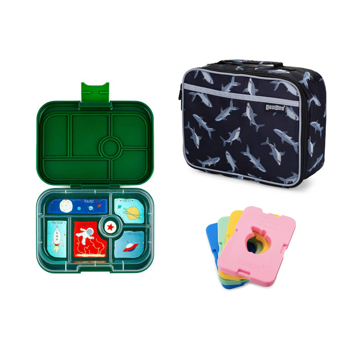 Yumbox Original Bundle - Bento Lunch Box, Bag, Ice Pack