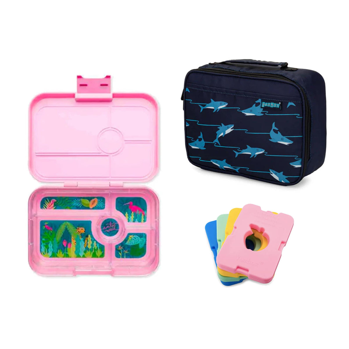 Yumbox Tapas Bundle - Bento Lunch Box, Bag, Ice Pack