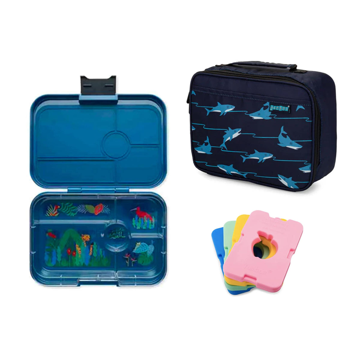 Yumbox Tapas Bundle - Bento Lunch Box, Bag, Ice Pack