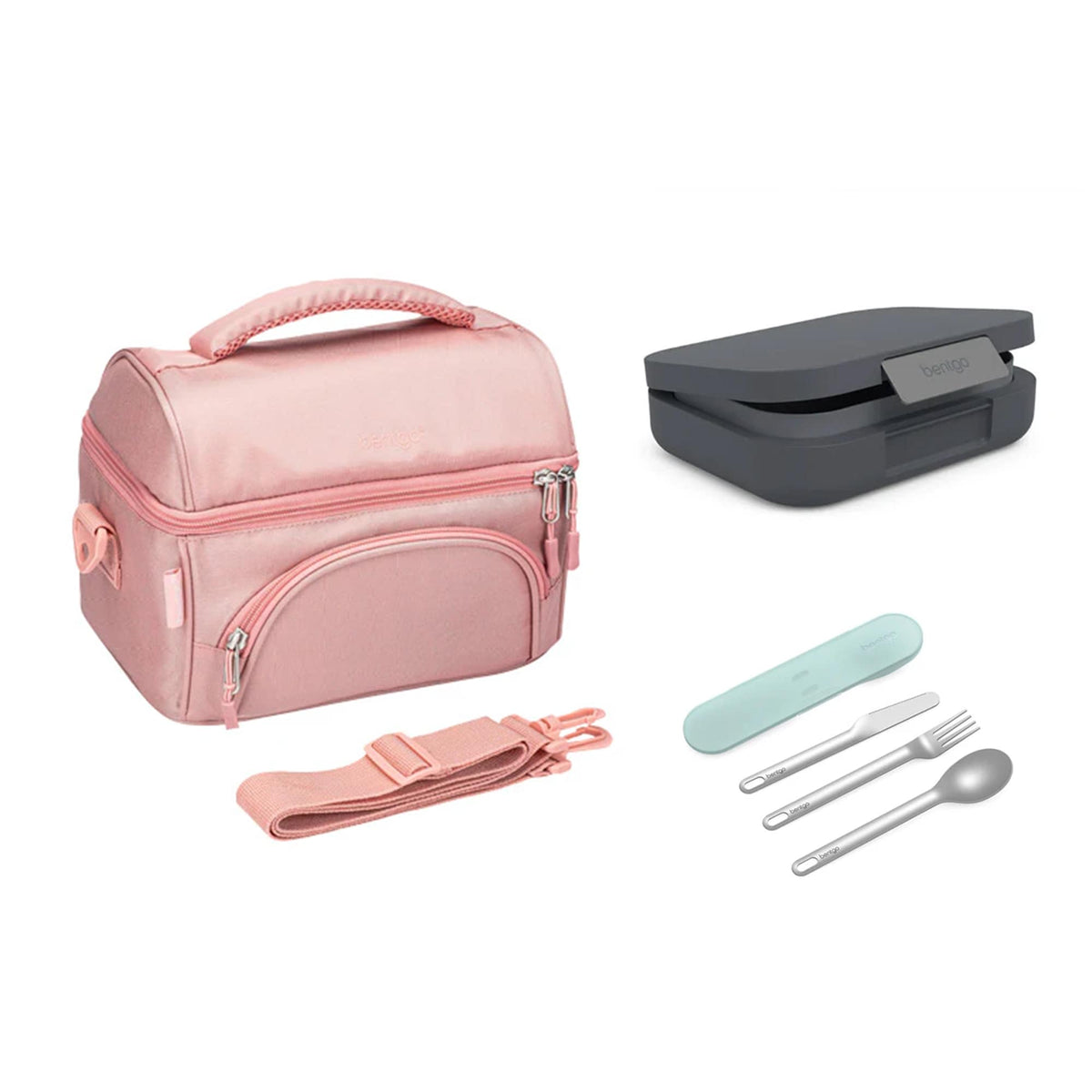 Bentgo Modern Bundle - Lunch Box, Bag &amp; Cutlery