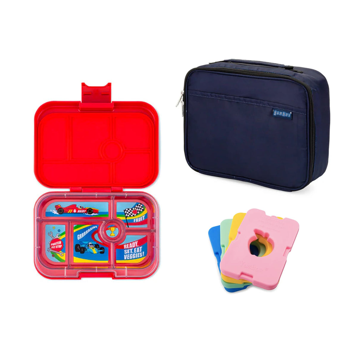 Yumbox Original Bundle - Bento Lunch Box, Bag, Ice Pack