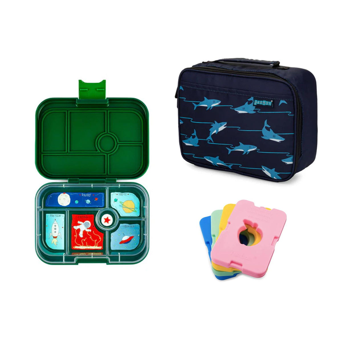 Yumbox Original Bundle - Bento Lunch Box, Bag, Ice Pack