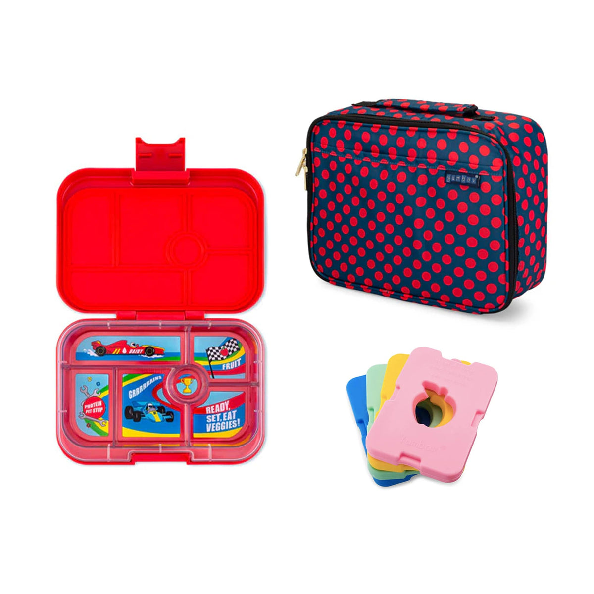 Yumbox Original Bundle - Bento Lunch Box, Bag, Ice Pack