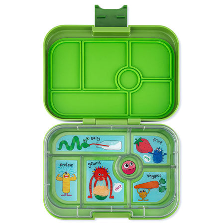 YumBox Original Bento Lunch Box - Hello Green