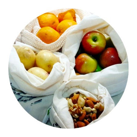 Green Essentials Organic Produce Bags (Set of 4)